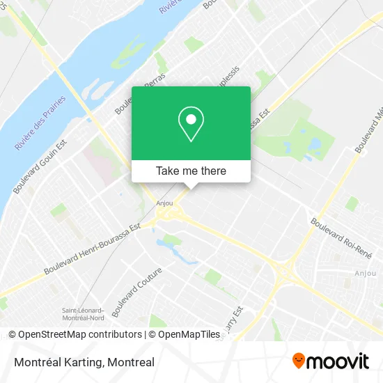Montréal Karting map
