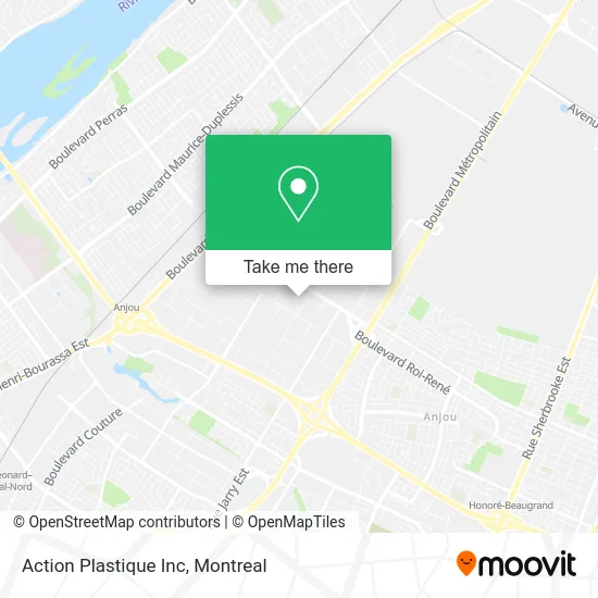 Action Plastique Inc map
