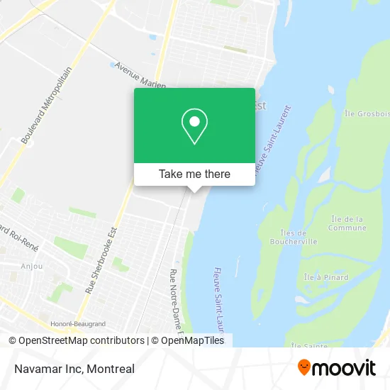 Navamar Inc map