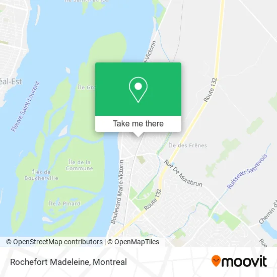 Rochefort Madeleine map