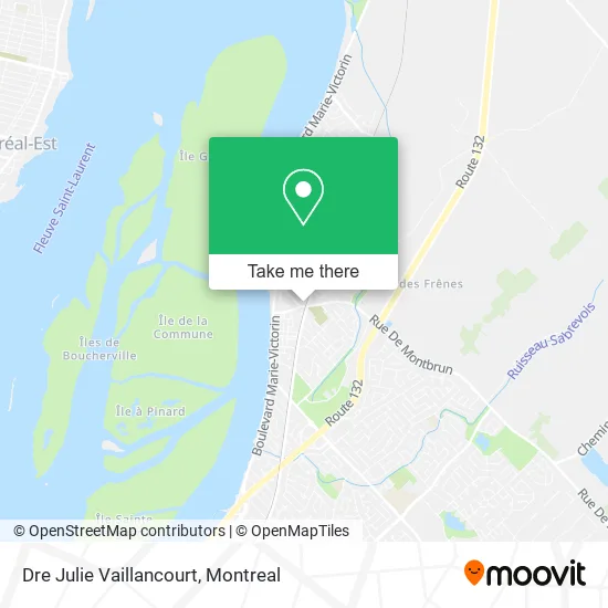 Dre Julie Vaillancourt map