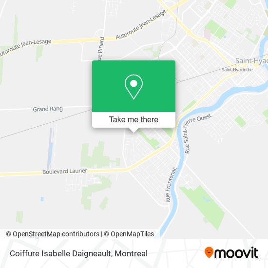 Coiffure Isabelle Daigneault map