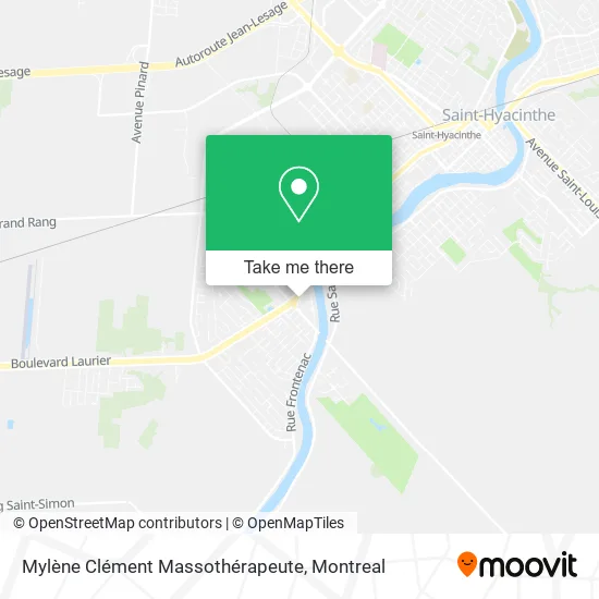 Mylène Clément Massothérapeute map