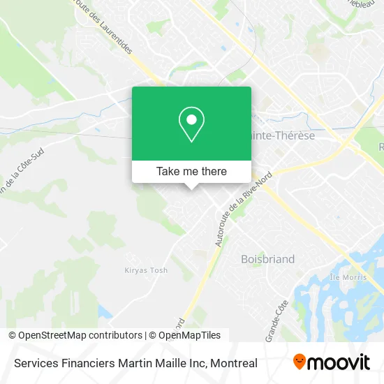 Services Financiers Martin Maille Inc map