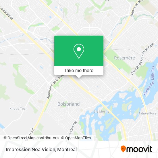 Impression Noa Vision map