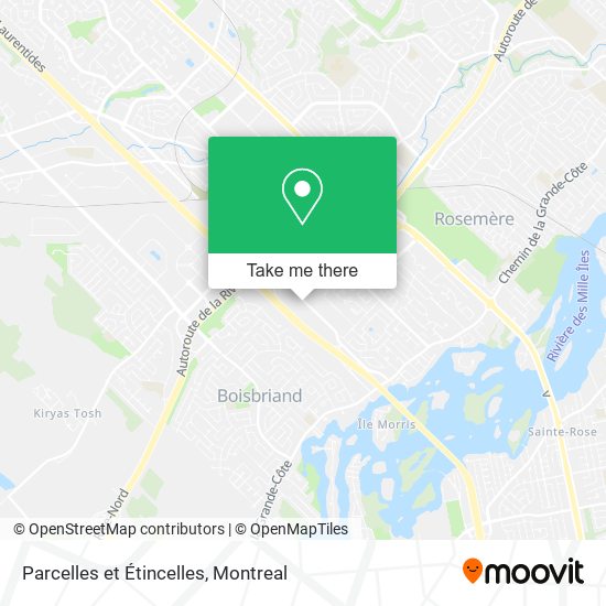 Parcelles et Étincelles map
