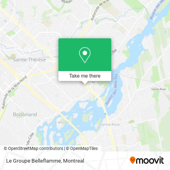 Le Groupe Belleflamme map