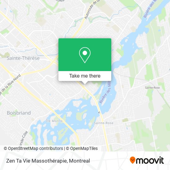 Zen Ta Vie Massothérapie map