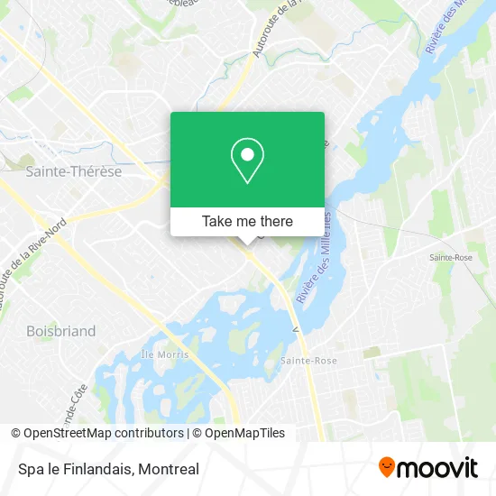 Spa le Finlandais map