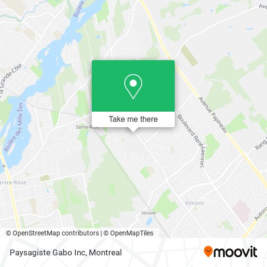 Paysagiste Gabo Inc map
