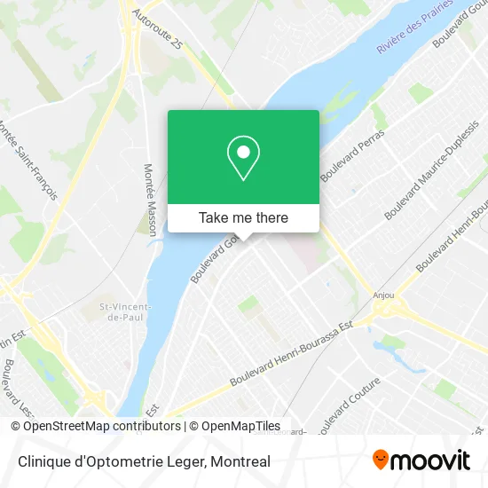Clinique d'Optometrie Leger map