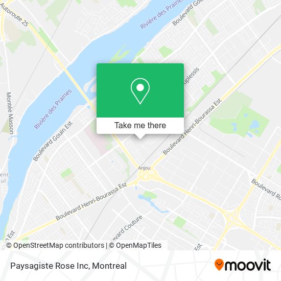 Paysagiste Rose Inc map