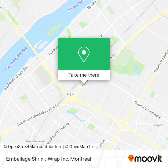 Emballage Shrink-Wrap Inc map