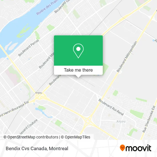 Bendix Cvs Canada map
