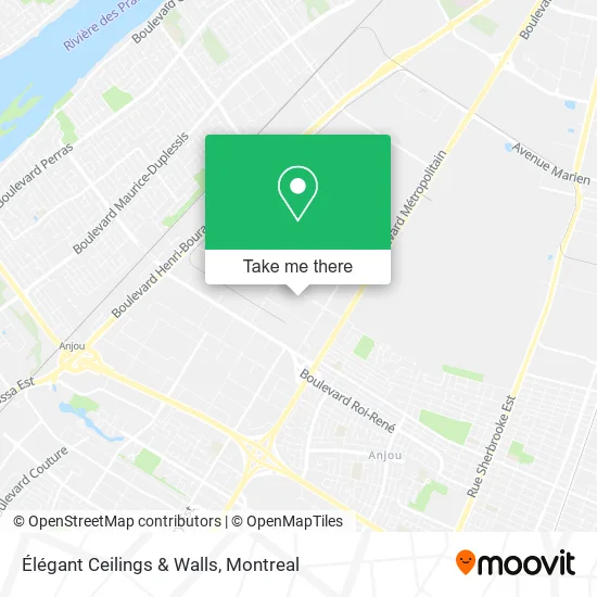 Élégant Ceilings & Walls map