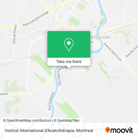 Institut International d'Anatothérapie map