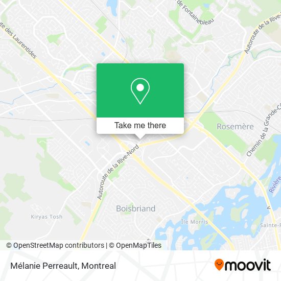 Mélanie Perreault map