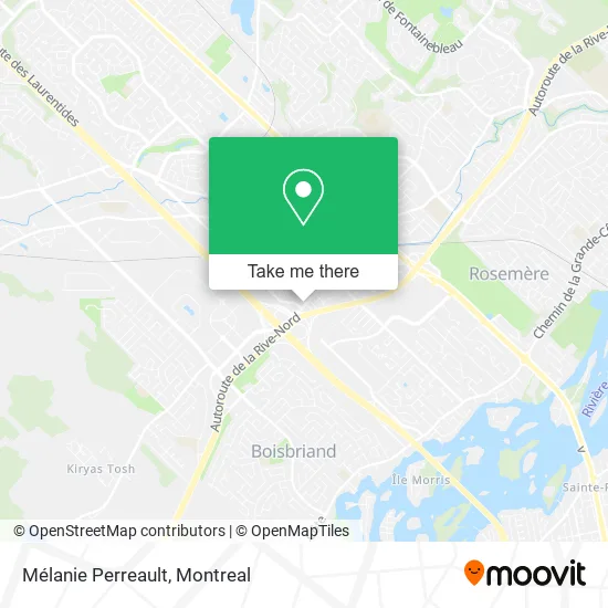 Mélanie Perreault map