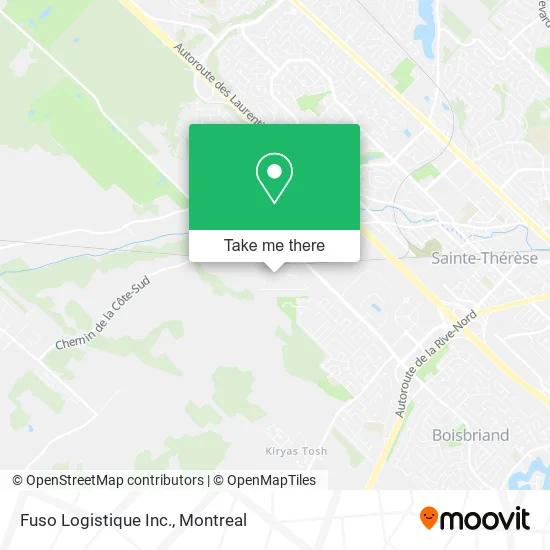 Fuso Logistique Inc. map