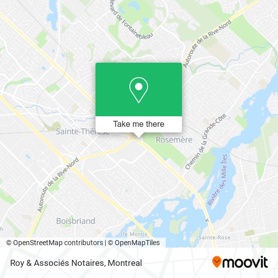 Roy & Associés Notaires map