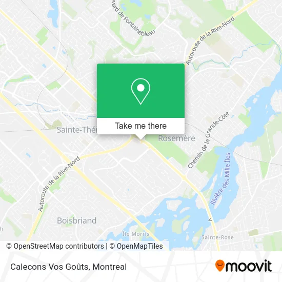 Calecons Vos Goûts map