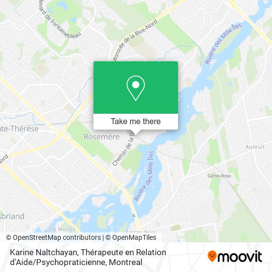 Karine Naltchayan, Thérapeute en Relation d'Aide / Psychopraticienne map