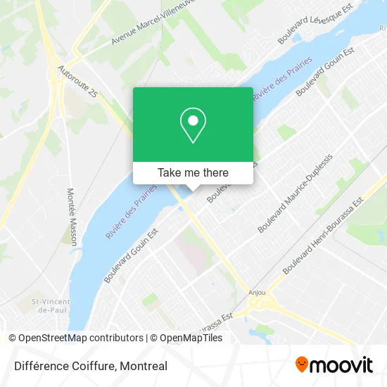 Différence Coiffure map