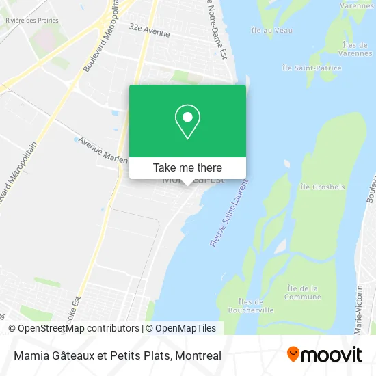 Mamia Gâteaux et Petits Plats map