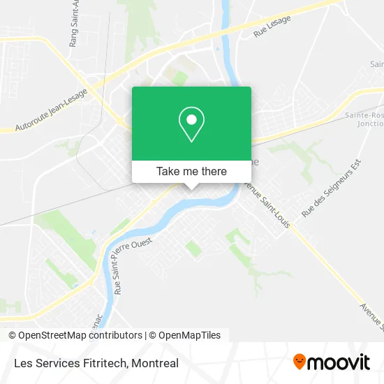 Les Services Fitritech map