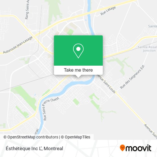 Ésthétèque Inc L' map