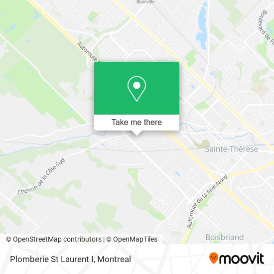 Plomberie St Laurent I map
