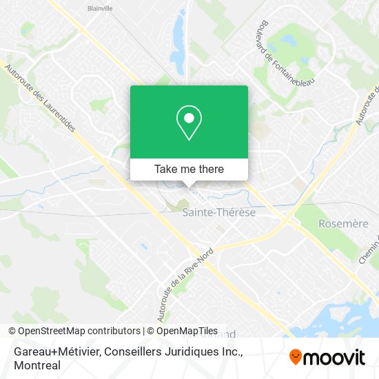 Gareau+Métivier, Conseillers Juridiques Inc. map