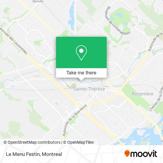 Le Menu Festin map