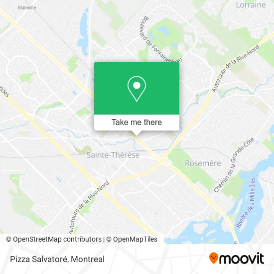 Pizza Salvatoré map