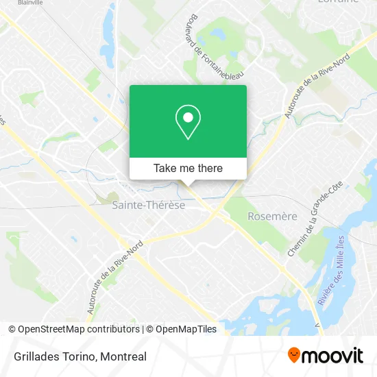 Grillades Torino map