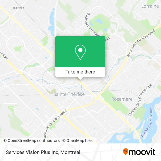 Services Vision Plus Inc map
