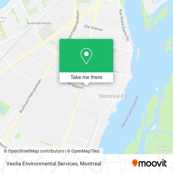 Veolia Environmental Services map