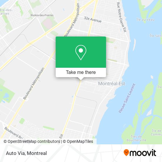 Auto Via map