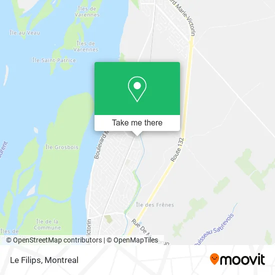 Le Filips map