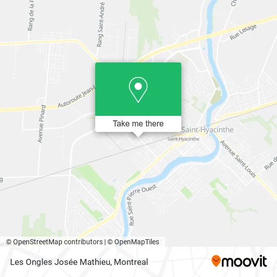 Les Ongles Josée Mathieu map