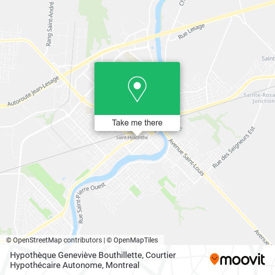 Hypothèque Geneviève Bouthillette, Courtier Hypothécaire Autonome map