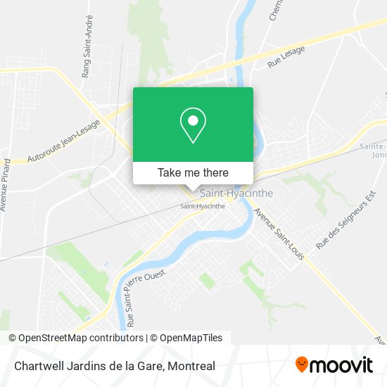 Chartwell Jardins de la Gare map
