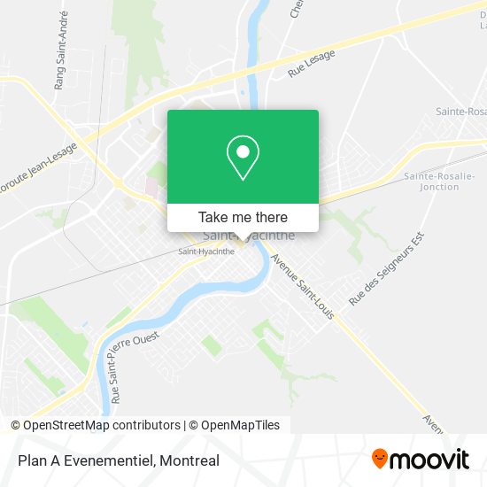 Plan A Evenementiel map