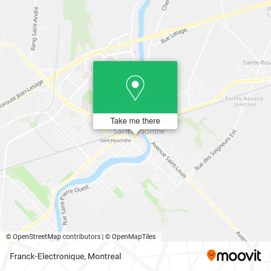 Franck-Electronique map