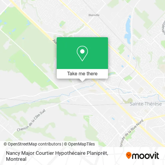 Nancy Major Courtier Hypothécaire Planiprêt map