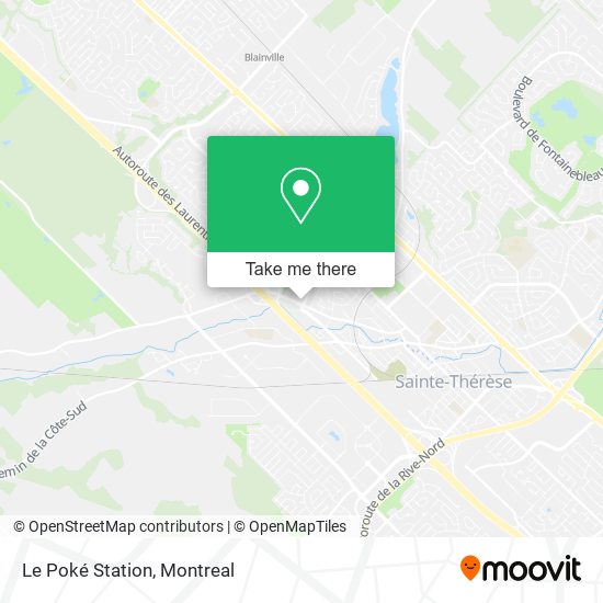 Le Poké Station map