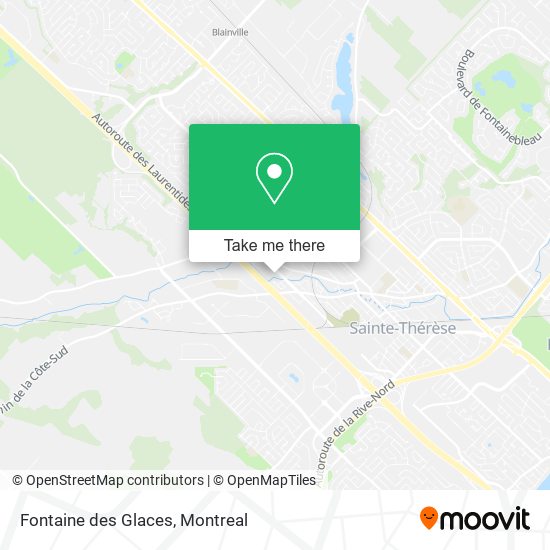 Fontaine des Glaces map