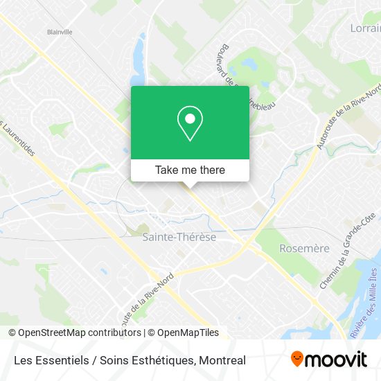 Les Essentiels / Soins Esthétiques map
