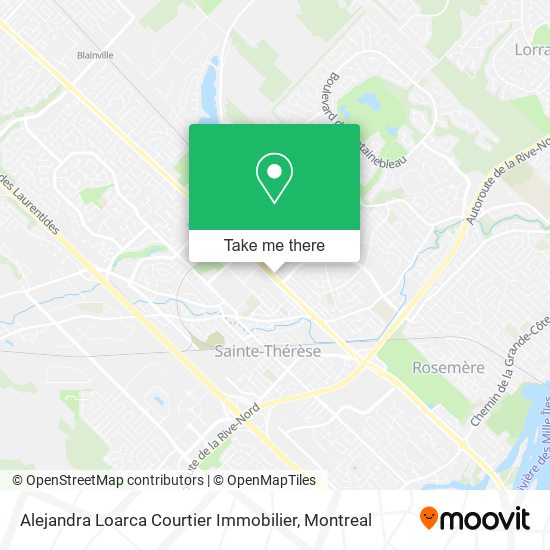 Alejandra Loarca Courtier Immobilier map