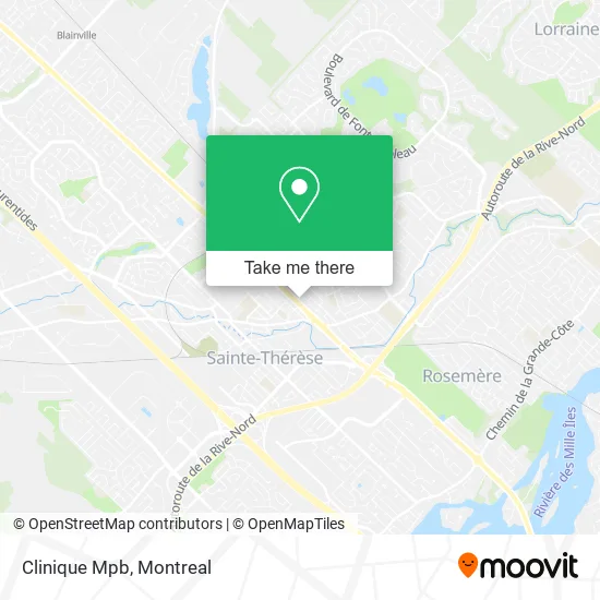 Clinique Mpb map